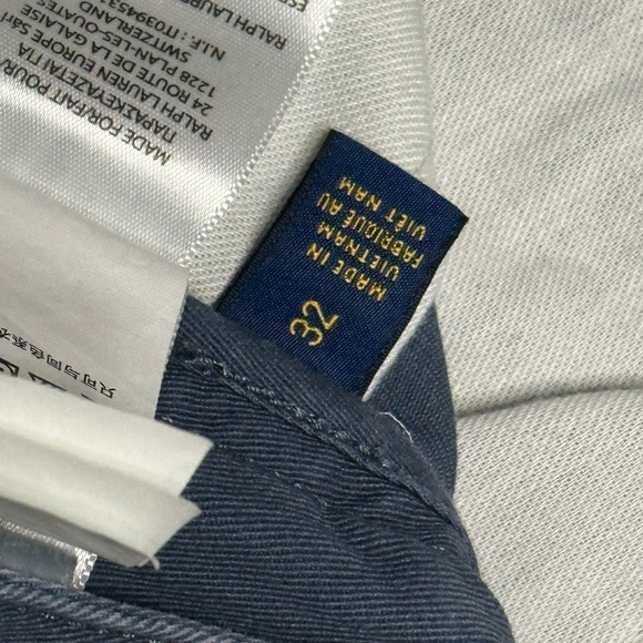 Blue Polo Chino Shorts Size 32” - Picture 4 of 4